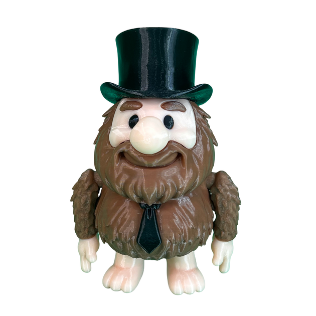 Игрушка DrukHouse3D "Matteo карлик" из серии Italian Brainrot коричневая, высота 17 см (IBR10000) - изображение 3