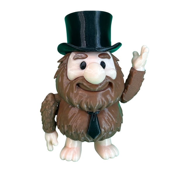 Игрушка DrukHouse3D "Matteo карлик" из серии Italian Brainrot коричневая, высота 17 см (IBR10000) - изображение 5