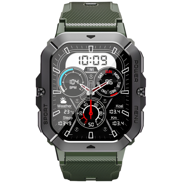 Смарт-годинник Oukitel BT101 Green (BT101-GN/OL) - зображення 2
