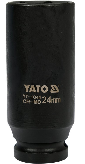 Nasadka udarowa długa YATO 1/2" 24 mm (YT-1044) - obraz 2