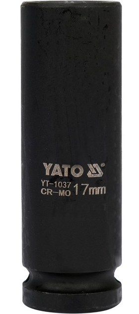 Насадка ударна подовжена YATO 1/2" 17 мм (YT-1037) - зображення 2