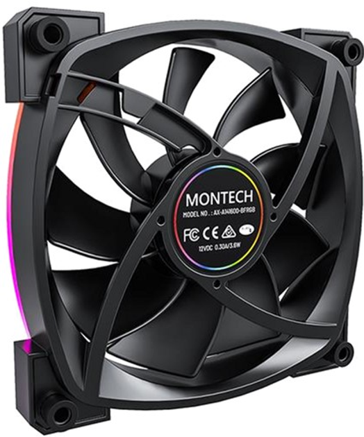 Wentylator Montech AX140 PWM Black - obraz 4