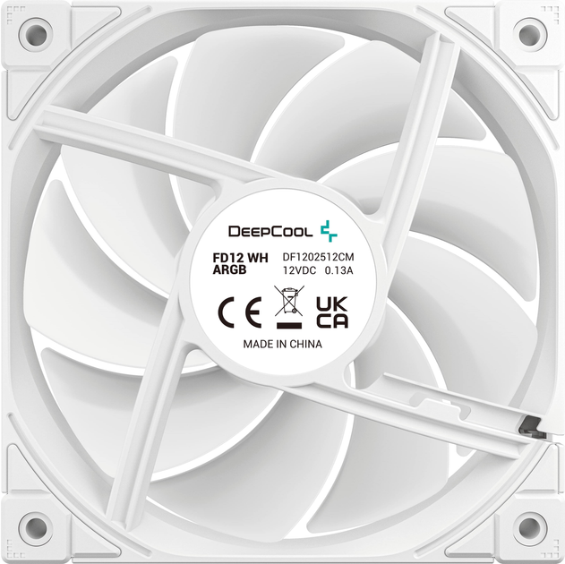 Wentylator DeepCool FD12 ARGB WH-3 IN 1 (R-FD12-WHAPN3-G) - obraz 8