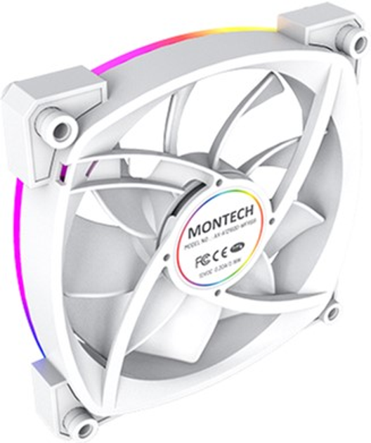 Wentylator Montech AX120 PWM White (AX120 PWM White) - obraz 5