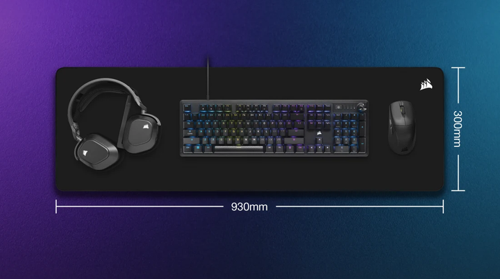 Ігрова поверхня Corsair MM500 v2 Hybrid Cloth Gaming Extended Speed Black (CH-941B141-WW) - зображення 5