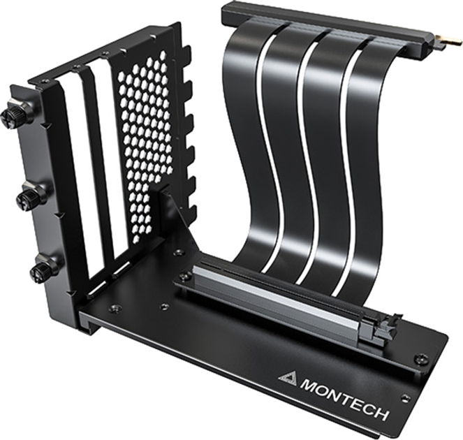 Zestaw do montażu pionowego karty graficznej Montech VGM Black (VERTICAL GPU MOUNT KIT(B)) - obraz 1