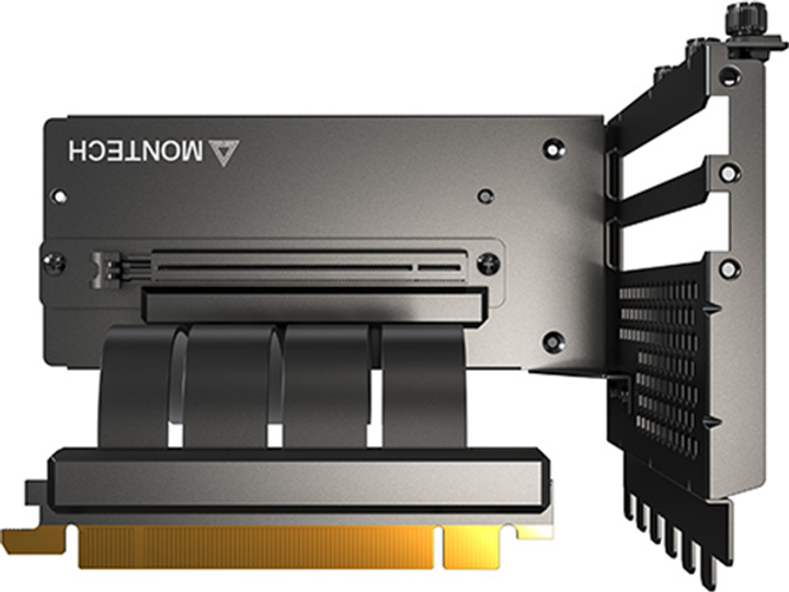 Zestaw do montażu pionowego karty graficznej Montech VGM Black (VERTICAL GPU MOUNT KIT(B)) - obraz 3