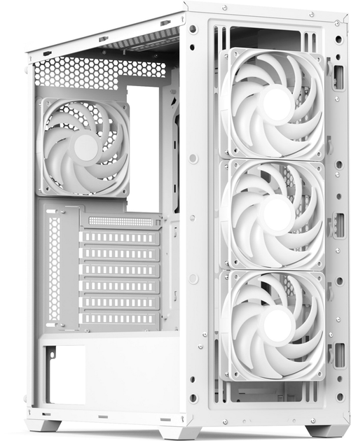 Obudowa AeroCool D501A-G-WT-v2 White (ACCM-DS01043.21) - obraz 5