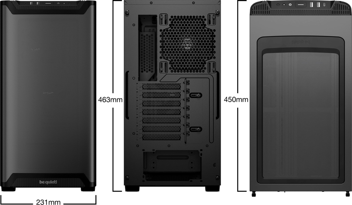 Obudowa be quiet! Pure Base 501 Airflow Black (BG074) - obraz 4