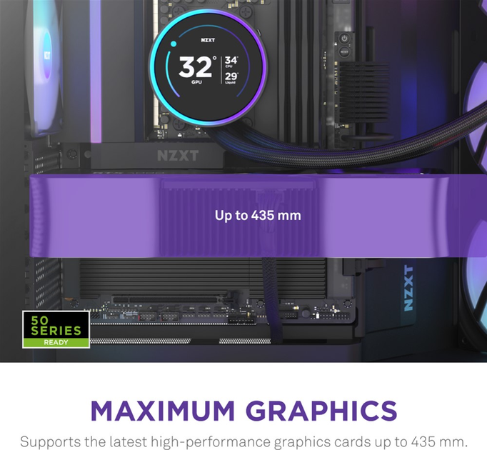 Obudowa NZXT H9 Flow RGB Dual-Chamber Mid-tower Case All Black (CM-H92FB-R1) - obraz 5