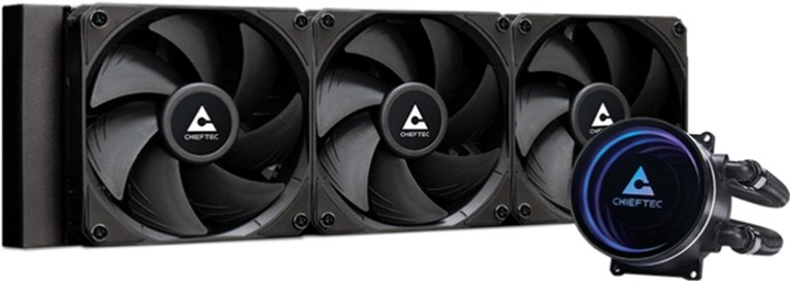 System chłodzenia wodnego Chieftec Iceberg 360 DARK (CLC-360-BLK) - obraz 1
