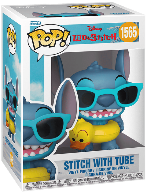 Figurka Funko Pop! Lilo and Stitch: Stitch with Tube 86277 (889698862776) - obraz 1