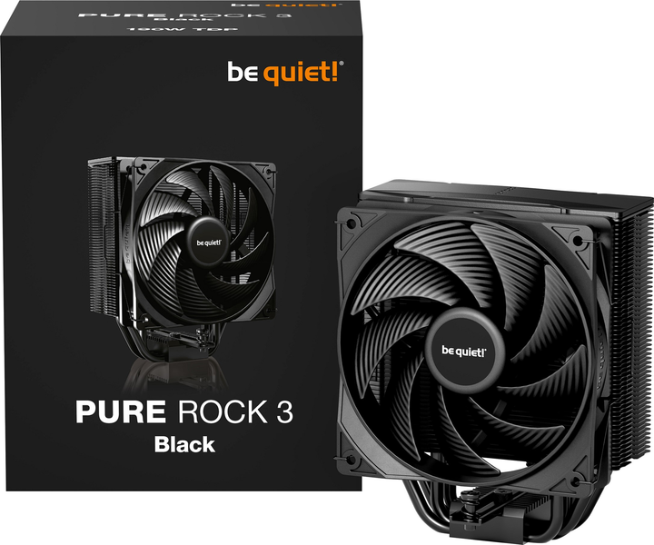 Chłodzenie be quiet! Pure Rock 3 Black (BK039) - obraz 5