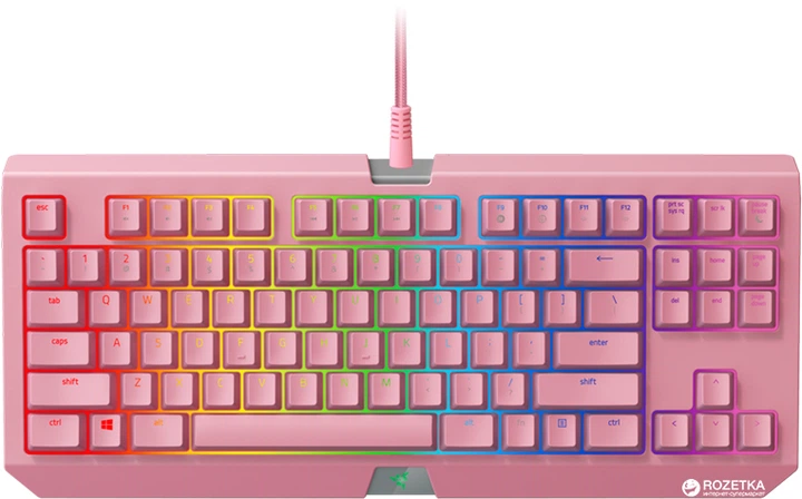 Клавиатура проводная Razer BlackWidow TE Chroma V2 Quartz Edition
