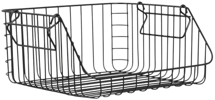 Kosz Homla EYRE metalowy czarny niski 30x30 cm (5906496730801) - obraz 1