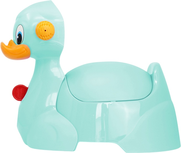 Nocnik dziecięcy OK Baby Quack w kształcie kaczki miętowy (8008577157075) - obraz 3