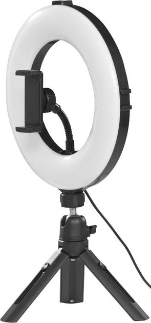 Кільцева лампа зі штативом Hama Smart-80 V2 Black (4007249046574) - зображення 2