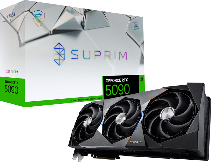 Відеокарта MSI PCI-Ex GeForce RTX 5090 SUPRIM SOC 32GB GDDR7 (512bit) (2580/28000) (HDMI, 3 x DisplayPort) (V530-026R) - зображення 10