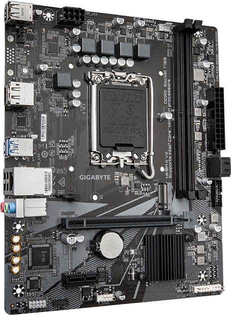Płyta główna Gigabyte H610M K V2 (s1700, Intel H610, PCI-Ex16) - obraz 2