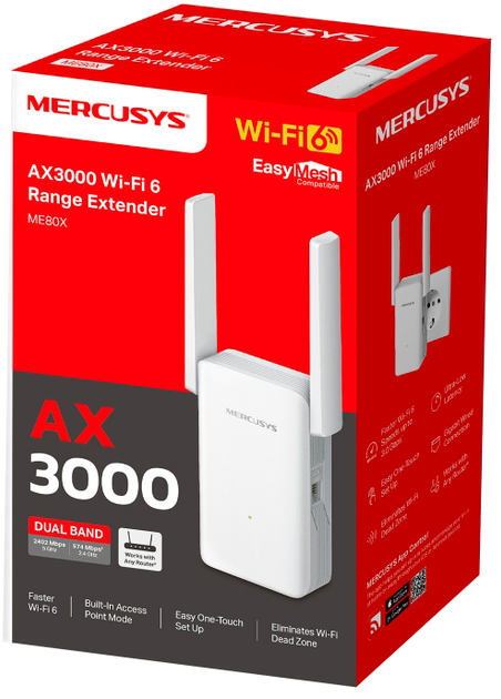 Repeater Mercusys ME80X (6957939001094) - obraz 4