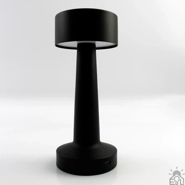 Настільна лампа сенсорна світлодіодна ESLLSE DOWN LIGHT з акумулятором 1200 mA Чорна - зображення 5