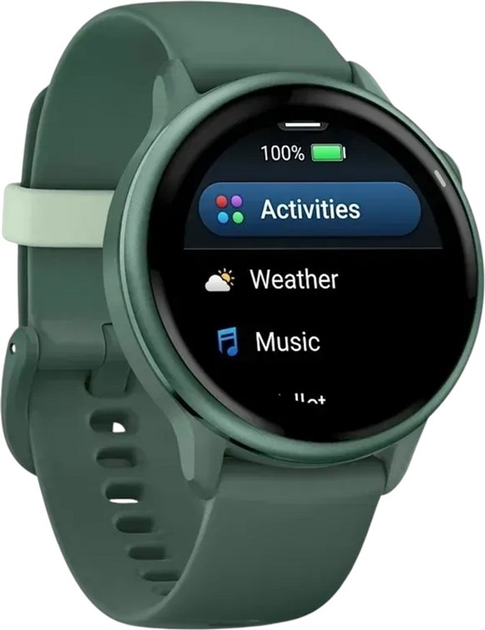 Zegarek sportowy Garmin Vivoactive 6 Jasper Green Metallic (010-02985-02) - obraz 3