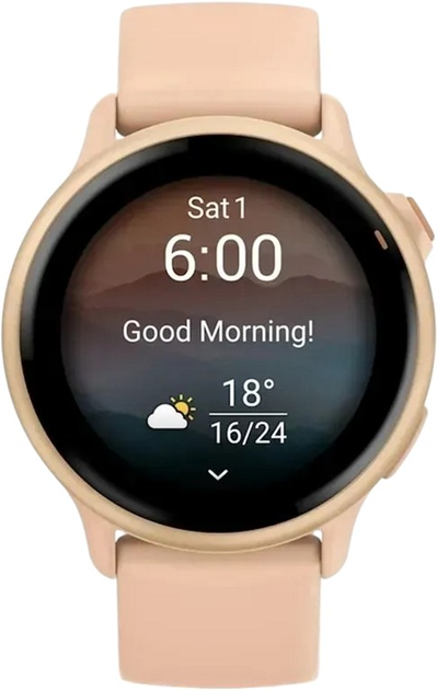 Zegarek sportowy Garmin Vivoactive 6 Pink Dawn Metallic (010-02985-03) - obraz 4