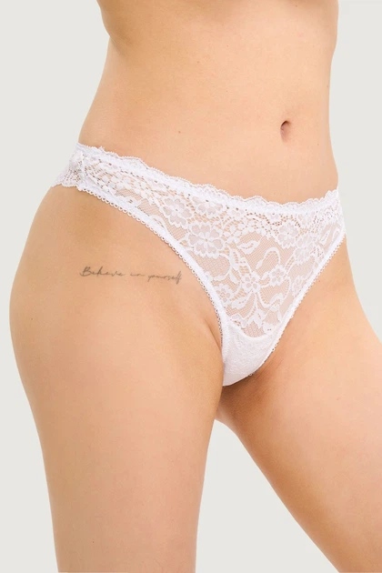 Трусики стринг Si e Lei 1(XS) Белый (Bianco) (74573) - Фото 3 Трусики стринг Si e Lei 1(XS) Белый (Bianco) (74573) - изображение 3