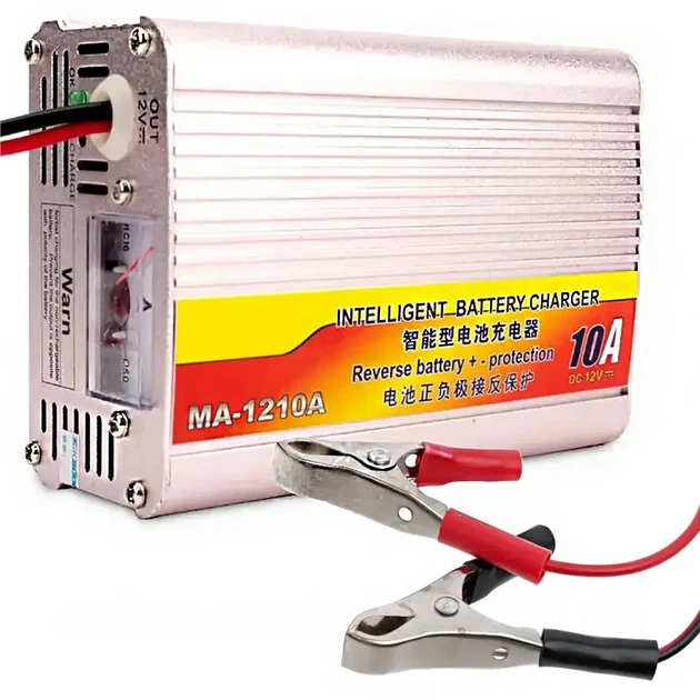 Зарядное устройство Battery Charger UKC MA-1210A для автомобильного аккумулятора 12V 10A 1888 - изображение 2