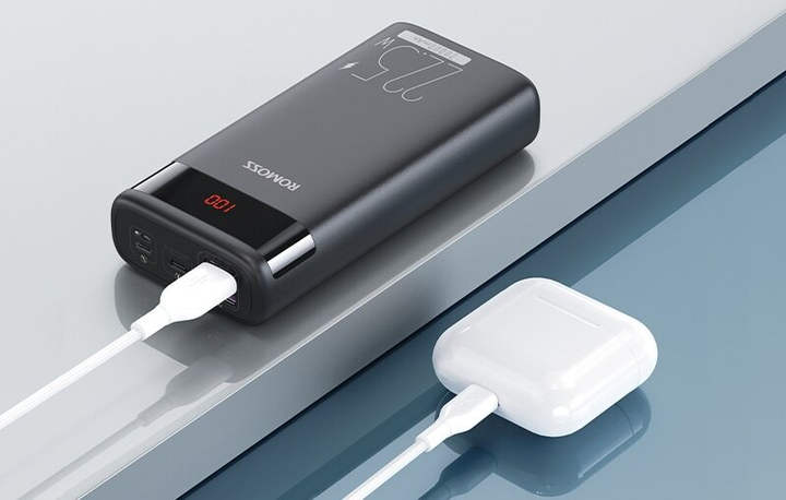 Powerbank Romoss Ares 20PF 20000 mAh 22.5W Black (6973693499137) - obraz 3