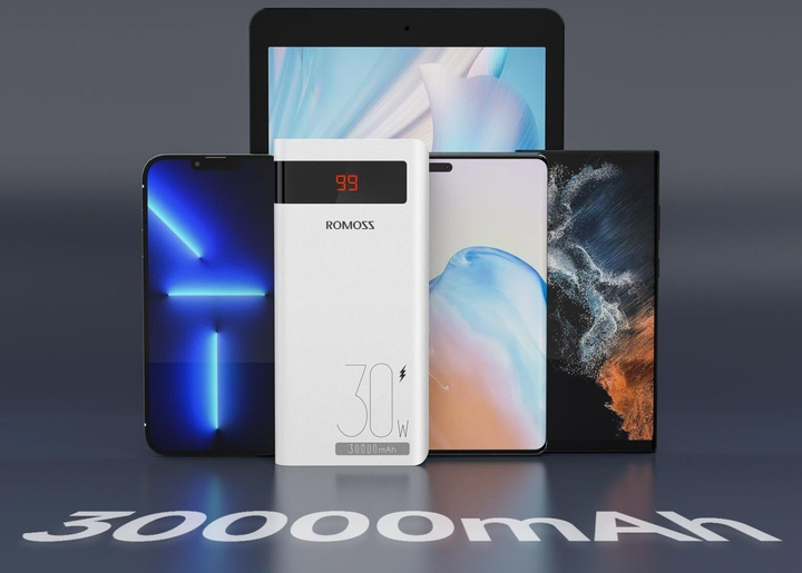 УМБ Romoss Sense 8PS Pro 30000mAh 30W White (SENSE8PS PRO(30W)) - зображення 5