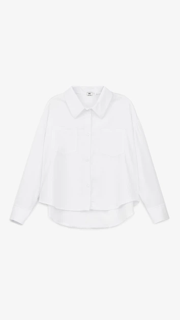 Рубашка однотонная для девочки MyChance 2435 140 см Белый shop (2000990619266) - Фото 1 Рубашка однотонная для девочки MyChance 2435 140 см Белый shop (2000990619266) - изображение 1
