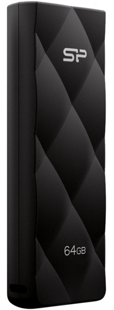 Pamięć flash USB Silicon Power Blaze B20 64GB Black (SP064GBUF3B20V1K) - obraz 2
