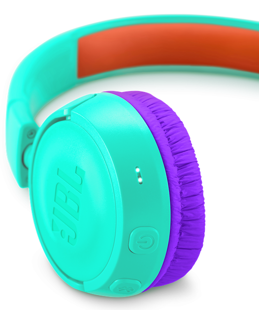 Детские наушники JBL JR300BT Tropic Teal (JBLJR300BTTEL) - изображение 4