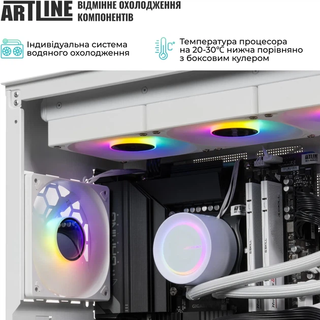 Компьютер ARTLINE Gaming TANKWHITE (TANKWHITEv08) - изображение 4