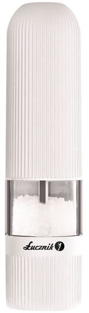 Młynek do przypraw Łucznik PM-102 LED elektryczny biały (5902022185213) - obraz 1