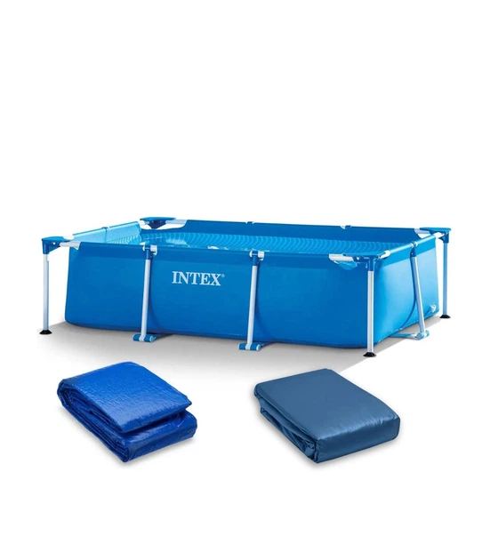 Бассейн каркасный Intex 28271 прямоугольный из ПВХ 260 х 160 х 65 см с тентом подстилкой и фильтр-насосом 2006 л в час Синий (21-9-28271-4) - изображение 2