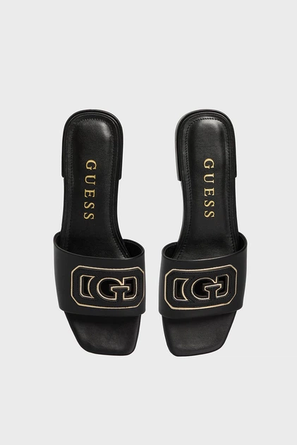 Жіночі чорні слайдери Guess 41 FLJTARLEA19 - Фото 9 Жіночі чорні слайдери Guess 41 FLJTARLEA19 - изображение 9