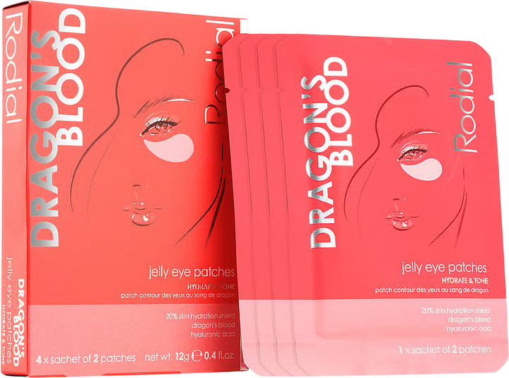 Zestaw płatków pod oczy Rodial Dragon's Blood Jelly 4 szt (ZES5060725470620) - obraz 1