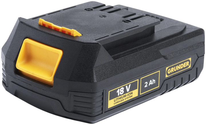 Акумулятор для інструментів Grunder BA-1820C 18 V 2 Ah (4772013277019) - зображення 2