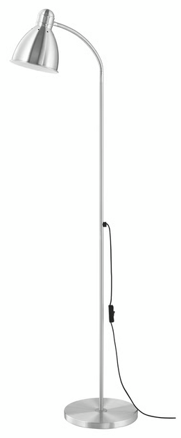 Lampa podłogowa IKEA LERSTA do czytania Aluminium efekt chromowania (001.106.40) - obraz 1