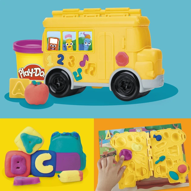 Zestaw kreatywny Hasbro Play-Doh School day fun G1641 (5010996293879) - obraz 9
