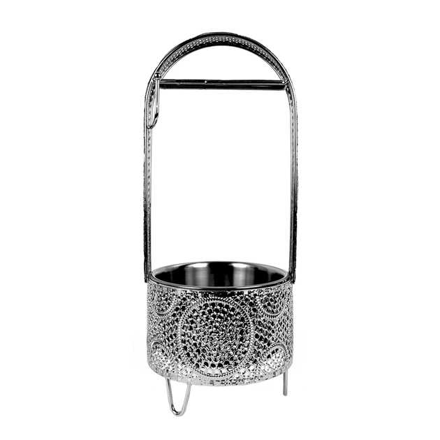 Корзина для угля Aztec Silver L - изображение 2