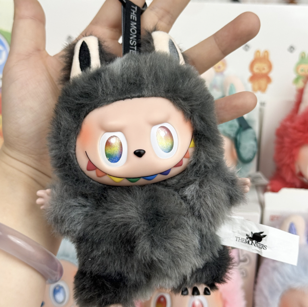 Мягкая подвесная игрушка Лабубу 3 серия Монстр 17см Pop Mart Labubu Art The Monsters плюшевый брелок-сюрприз - изображение 8