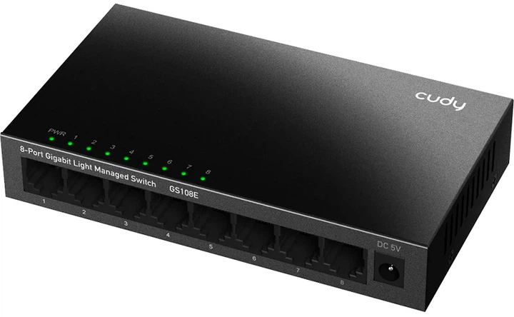 Przełącznik Cudy GS108E (73-00584) - obraz 2