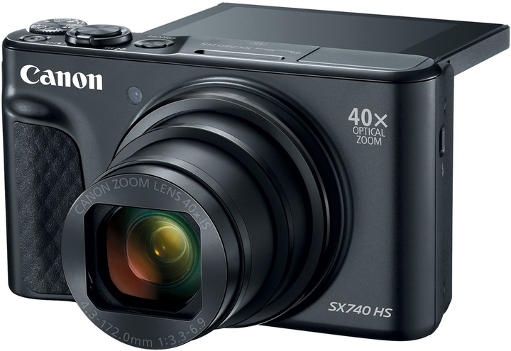 Фотоапарат Canon Powershot SX740 HS Black (2955C016) - зображення 3