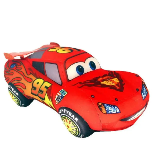 Мягкая игрушка машина Тачка Молния Маквин McQueen 25 см - Фото 3 Мягкая игрушка машина Тачка Молния Маквин McQueen 25 см - изображение 3