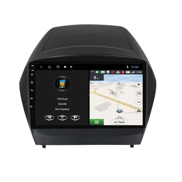 Штатна автомагнітола для автомобілів Hyundai Tucson IX35 2012 2014 9 дюймів Android 10.1 4 ГБ 32 ГБ Gps - зображення 3