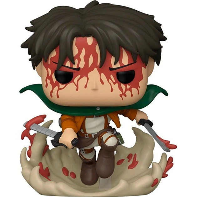Фігурка Funko POP Фанко поп №1169 Атака титанів Attack on Titan Battle Levi Ackerman, Леві Аккерман, 10 см - Фото 2 Фігурка Funko POP Фанко поп №1169 Атака титанів Attack on Titan Battle Levi Ackerman, Леві Аккерман, 10 см - зображення 2