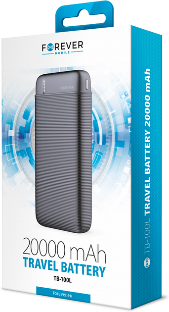Powerbank Forever TB-100L 20000mAh Black (5900495829214) - obraz 8